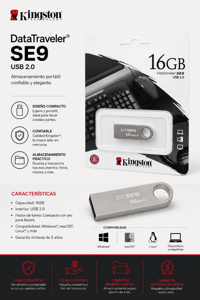 MEMORIA USB 16GB