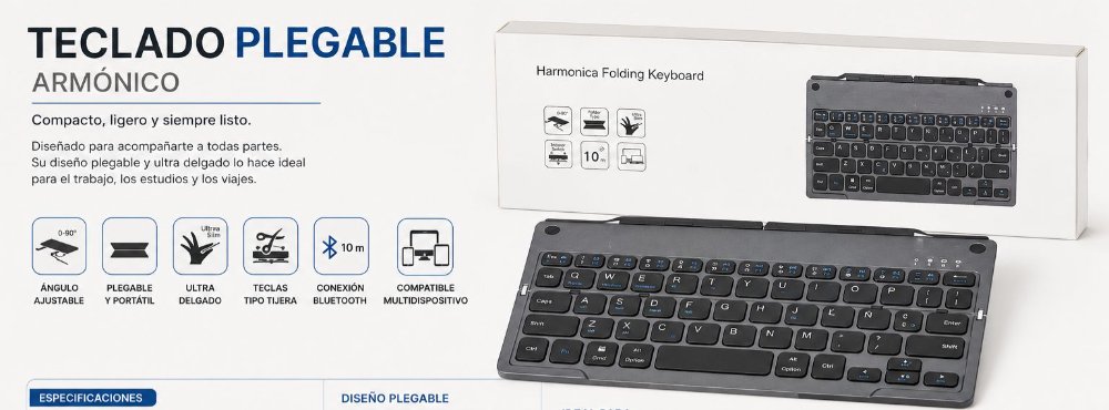 TECLADO HARMONIA FOLDING KEYBOARD