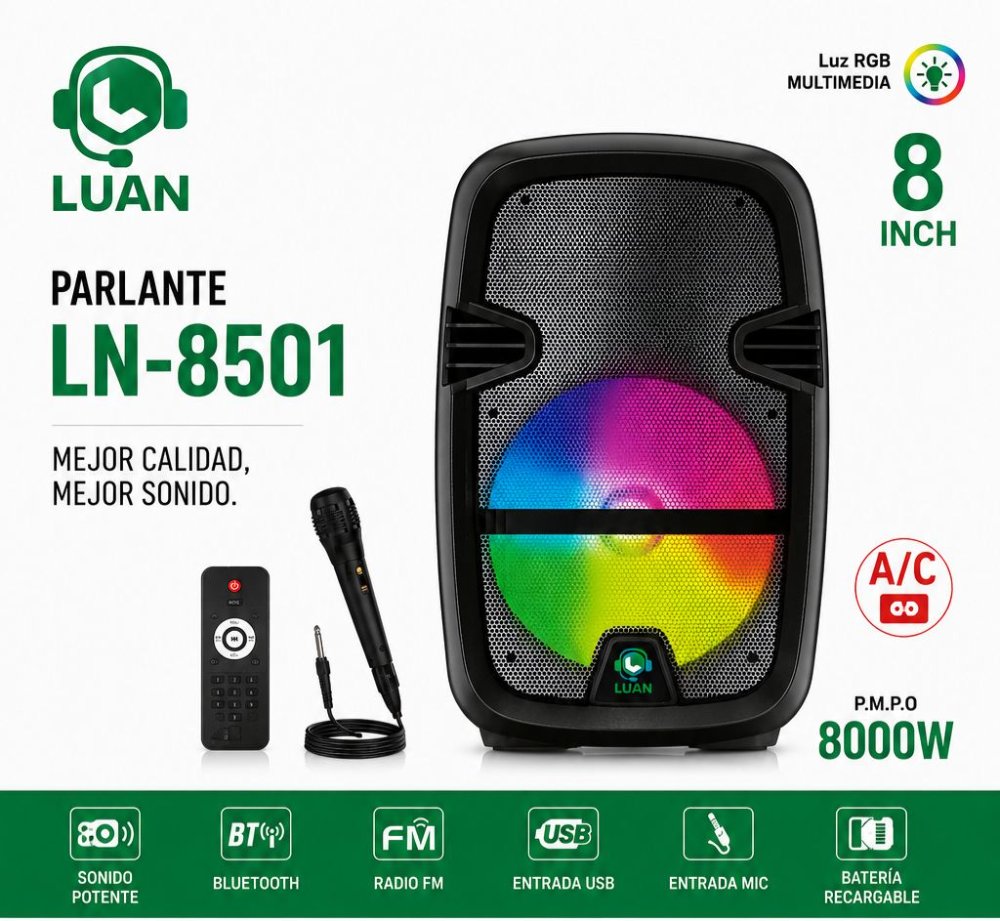 PARLANTE LUAN LN-8501