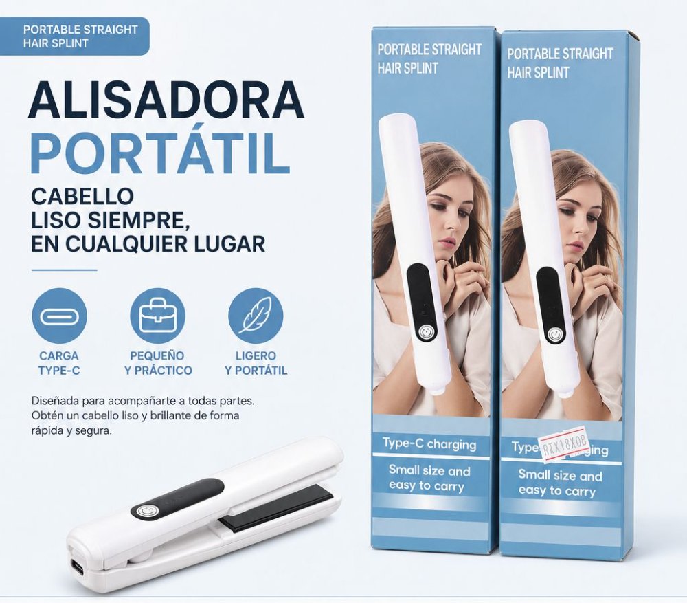 PLANCHA PORTABLE STRAIGHT HAIR SPLINT