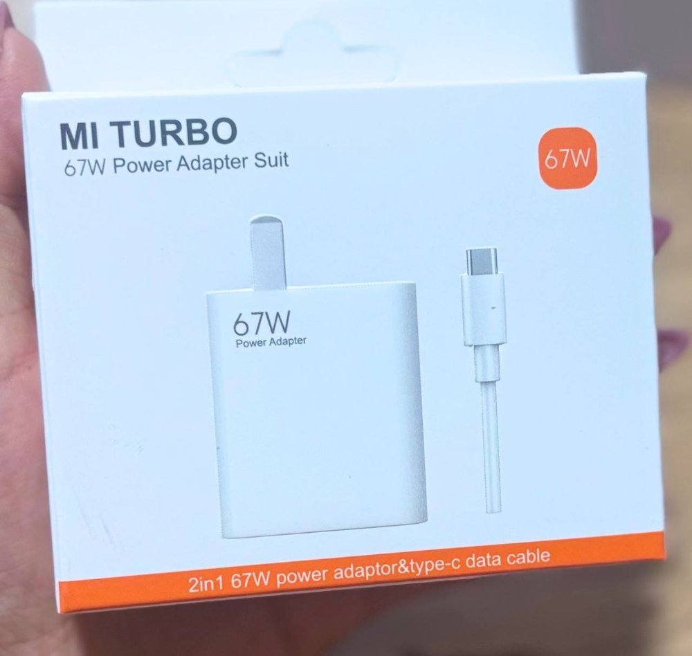 CARGADOR 67W XIAOMI TURBO