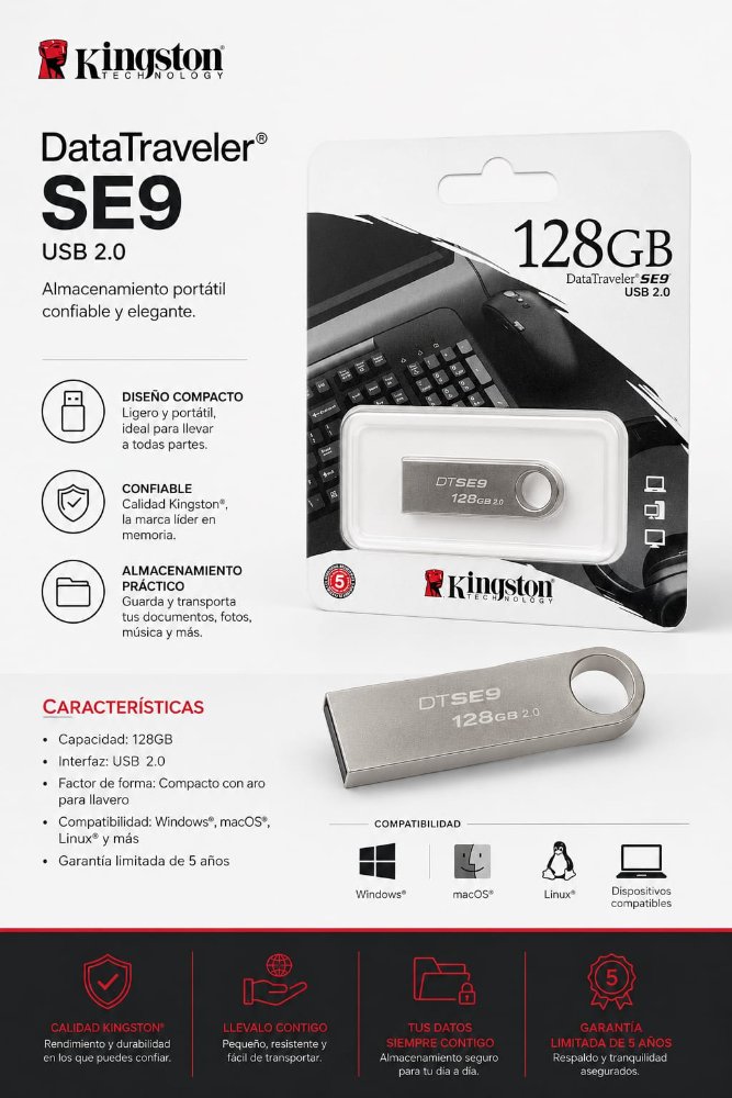 MEMORIA USB 128GB