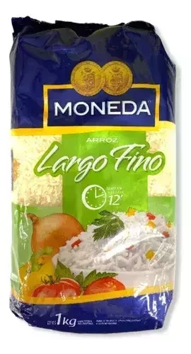 Arroz Moneda largo fino 1kg