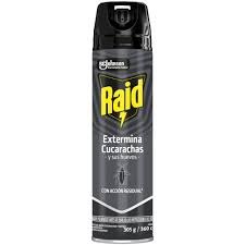 Mata cucarachas exterminador Raid en aerosol