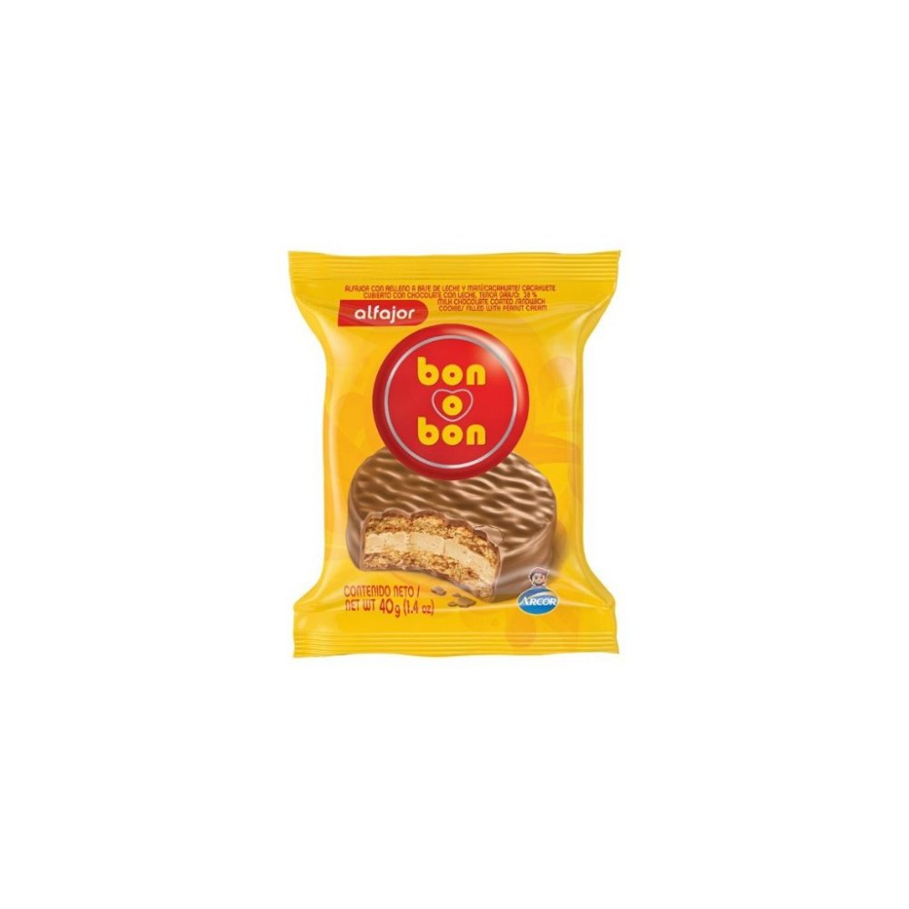 Alfajor Bon o Bon negro
