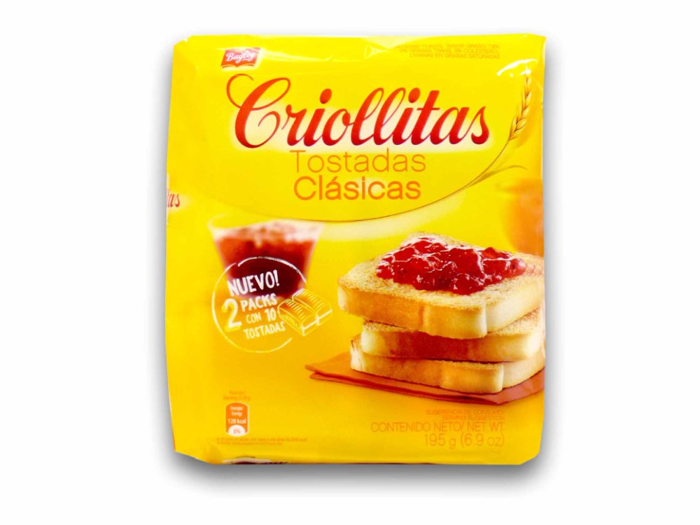 Tostadas clasicas Criollitas