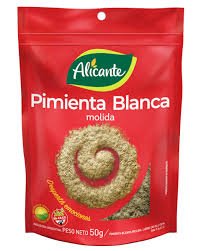 Pimienta blanca molida