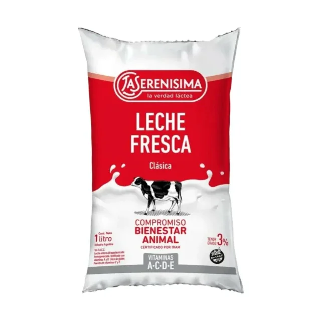 Leche entera La serenisima