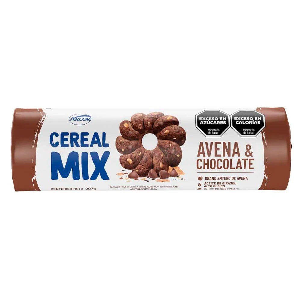 Galletitas cereal mix Avena y Chips