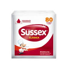 SERVILLETAS DE PAPEL SUSSEX 30X30 80 UN