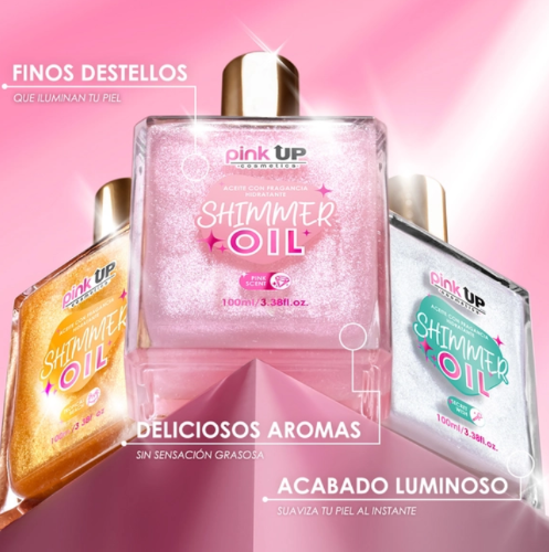 SHIMMER OIL PINK UP