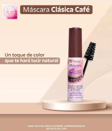 MASCARA PESTAÑAS RIMEL PROSA CAFE