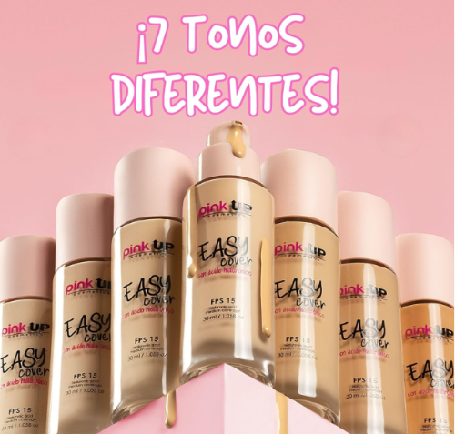 BASE DE MAQUILLAJE LIQUIDO EASY COVER PINK UP