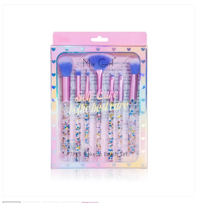 SET DE BROCHAS MAKEUP 7 PIEZAS