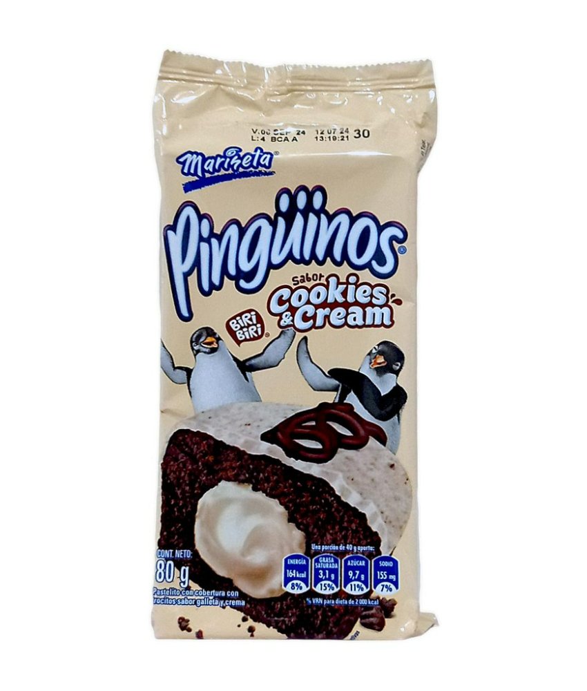 Pingüino Cookies and Cream