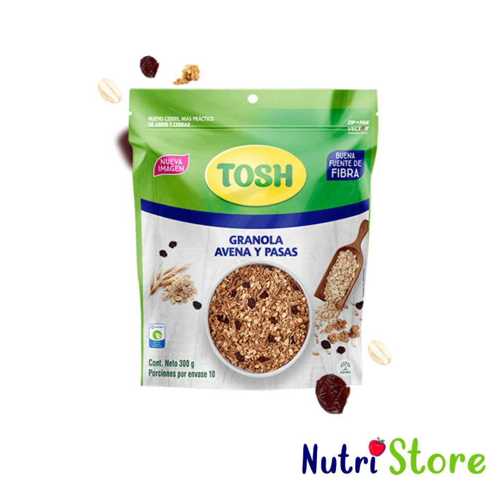 Granola de Avena y pasas