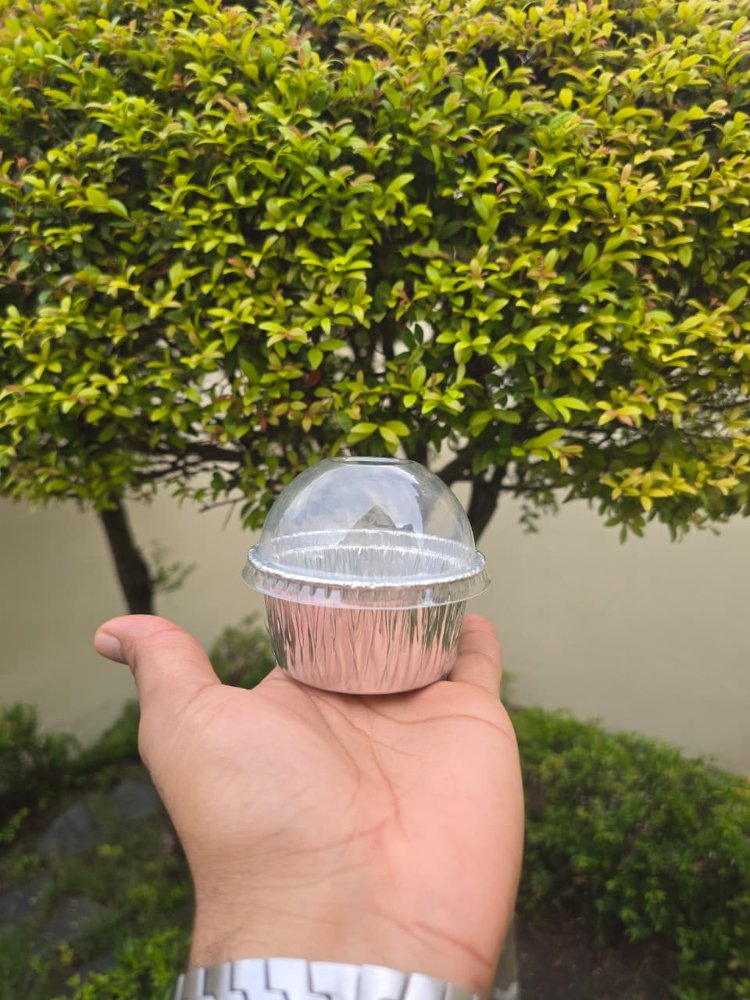 ENVASE ALUMINIO 4 OZ / TAPA DOMO