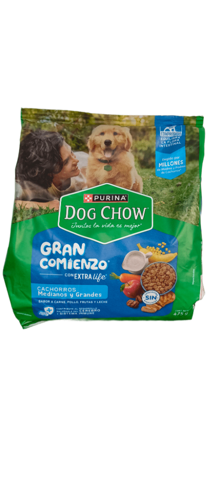 DOW CHOW GRAN COMIENZO CACHORROS MEDIANOS Y GRANDES 475kg