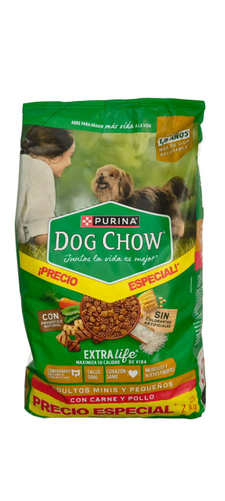 DOG CHOW ADULTOS MINIS Y PEQUEÑOS 2kg