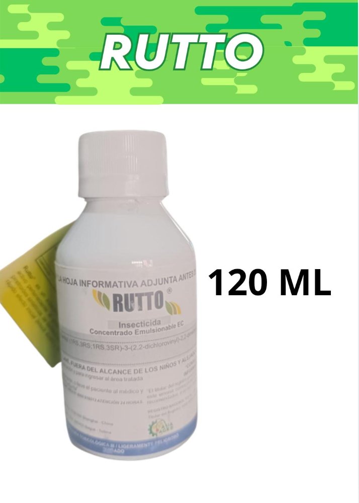 RUTTO INSECTICIDA 120ML