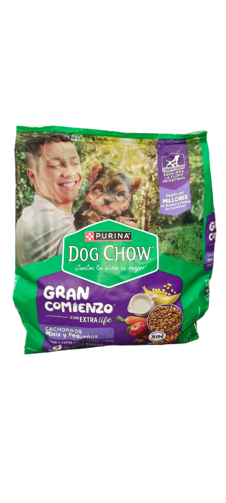 DOG CHOW GRAN COMIENZO CACHORROS MINIS Y PEQUEÑOS 475gr