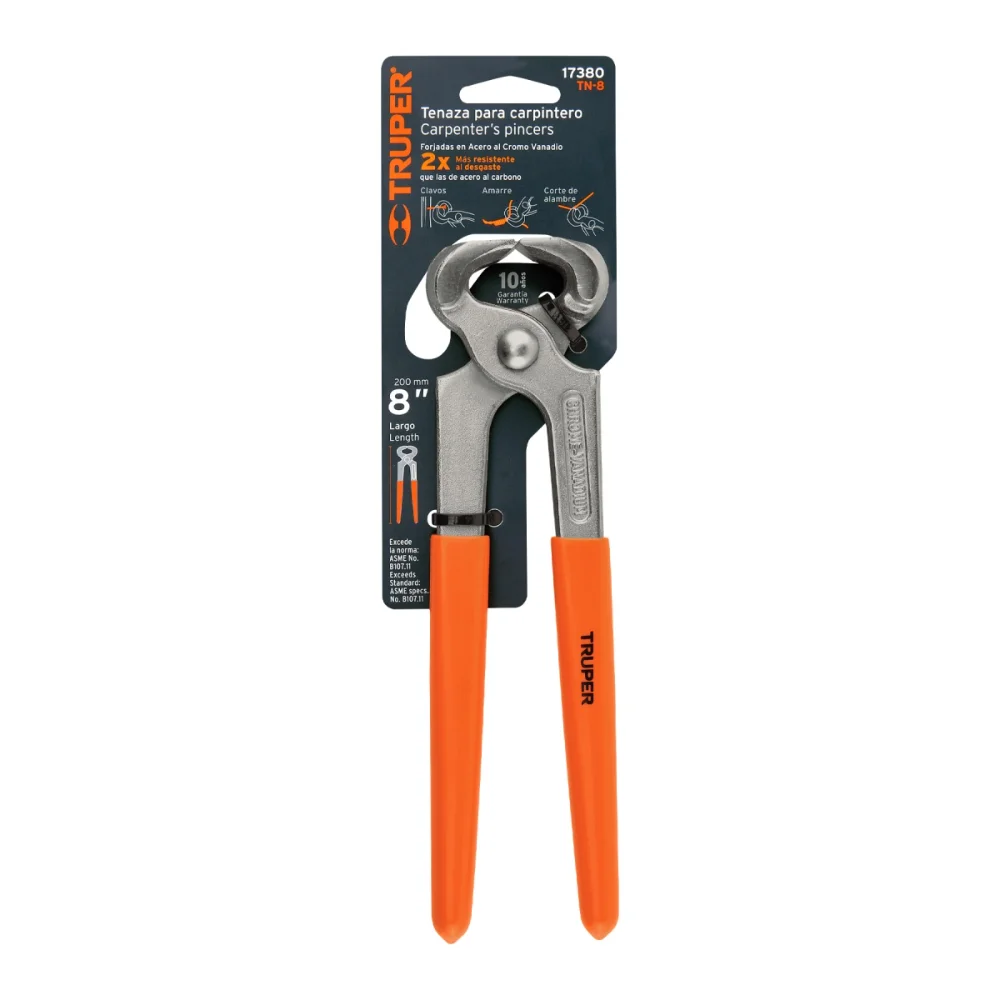 TENAZA PARA CARPITERO 8" TRUPER