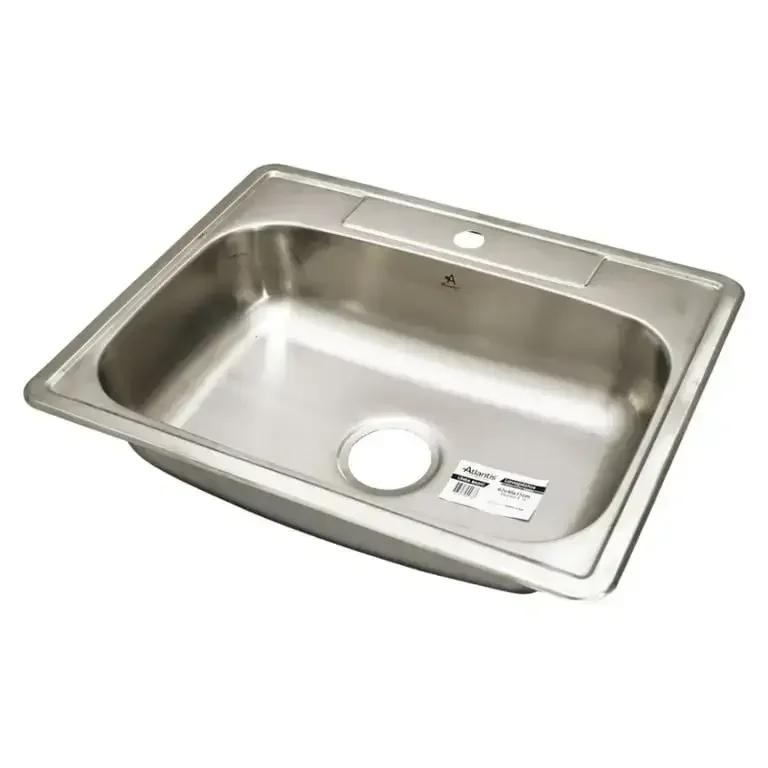 LAVAPLATO ATLANTIS ASIC A/INOX EMPOTRAR 1H 62X48