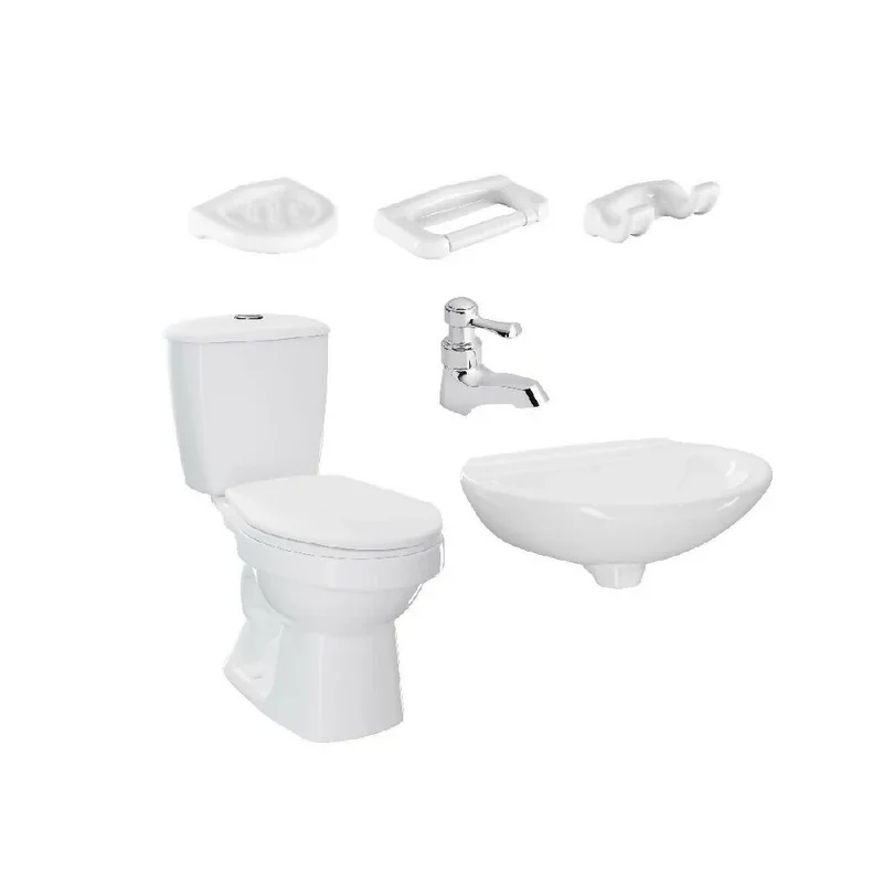 COMBO SANITARIO LAGUNA SIN PEDESTAL BLANCO