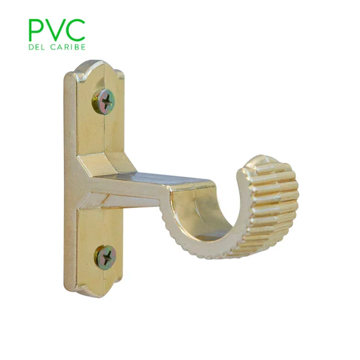 SOPORTE DORADO PLAST CORTINA 1"