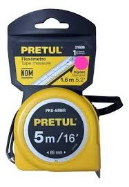 FLEXOMETRO AMARILLO 5MTR (PRETUL)