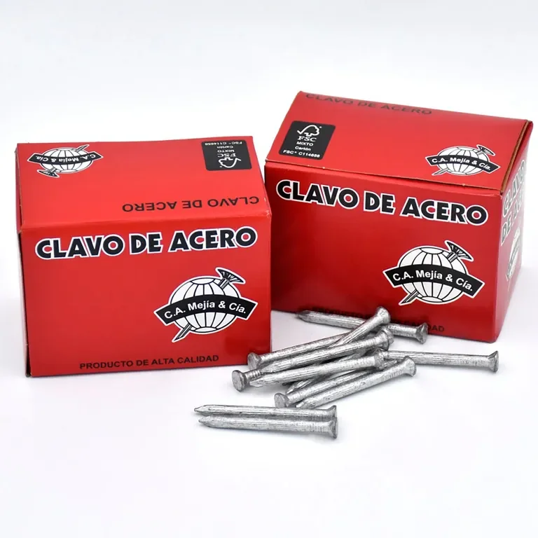 CLAVO DE ACERO VERTICAL 2-1/2"