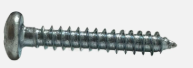 TORNILLO LAMINA CILINDRICO PH ZINC 10X1-1/2
