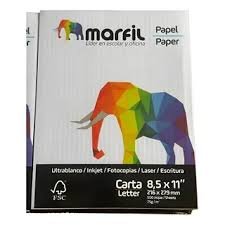 PAPEL RESMA MARFIL CARTA