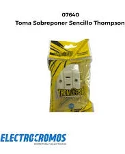 TOMA SENCILLO MURO (BEIGE) THOMKING