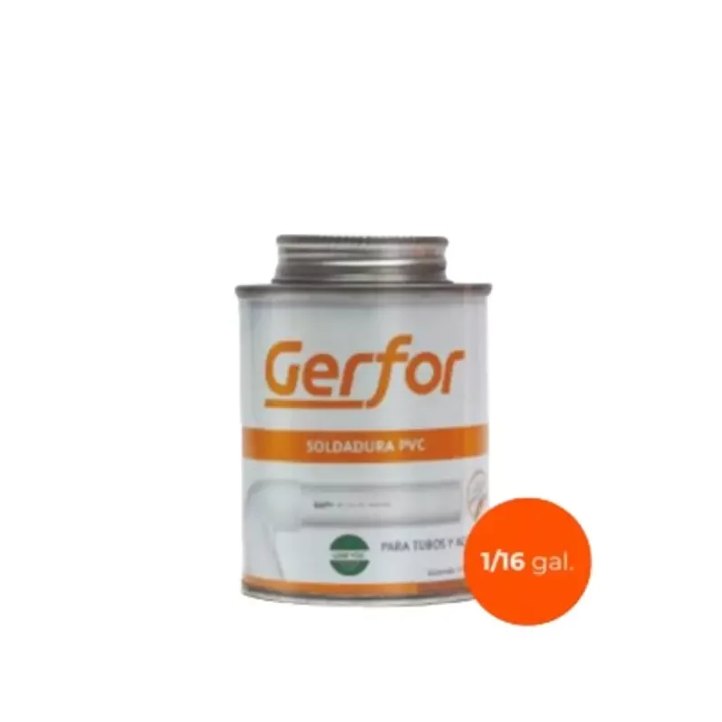 SOLDADURA PVC1/16 GALON (GERFOR)
