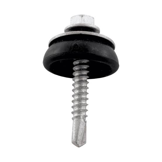 TORNILLO LAMINA P/B  C/ARANDELA NEOPRENO 12X2-1/2 CAPUCHON
