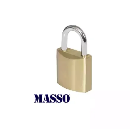 CANDADO MASSO HIERRO PLATA 38MM