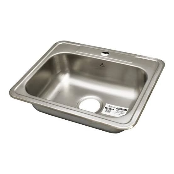 LAVAPLATO ATLANTIS BASIC A/INOX EMPOTRAR 1H 53X43