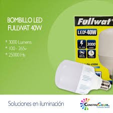 BOMBILLO LED FULLWAT E27 50W T140