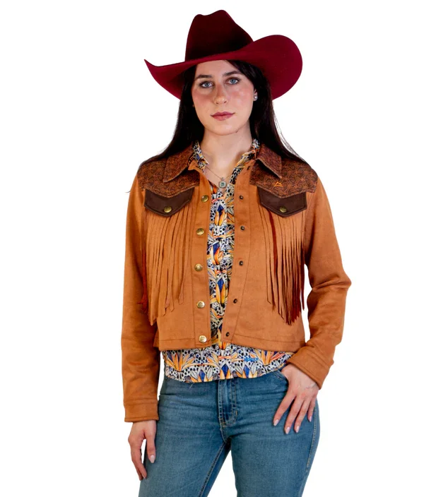 Chamarra Vaquera "Paisley Yellow" - Icy Denver