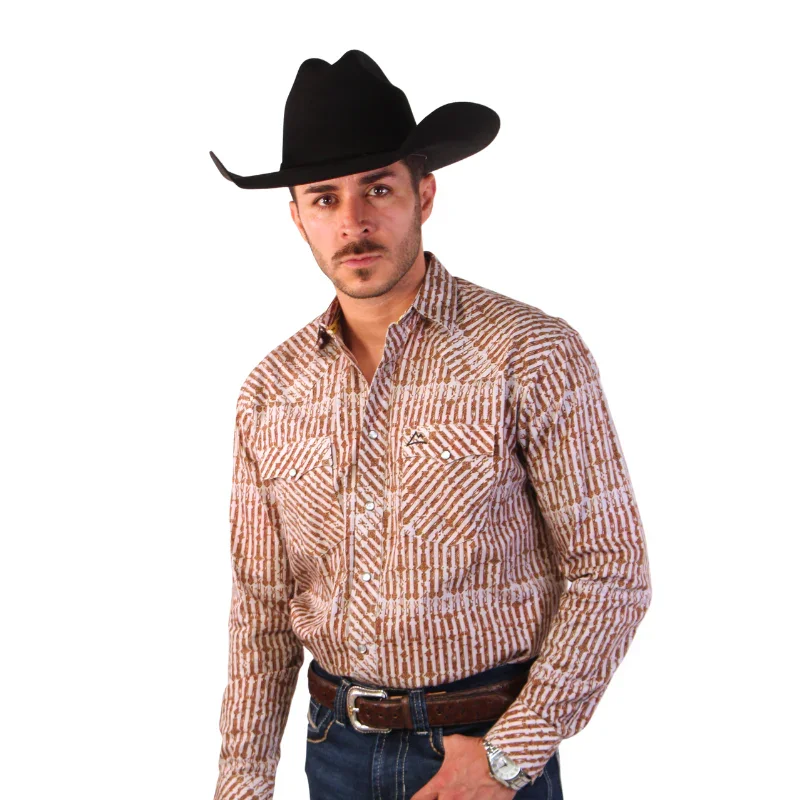 Camiseta Vaquera "Flechas Cafe" - Icy Denver