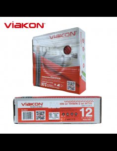 Metro cable #12 Rojo viackon