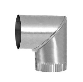 Codo 5" para chiminea