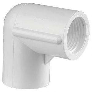 Codo 1/2 con rosca pvc