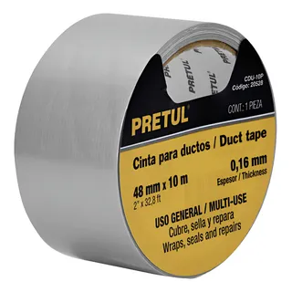 Cinta x 60 Mts. Industrial Gris Universal