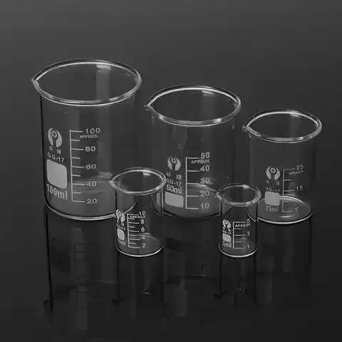 Beaker Vidrio. 600 ml cilíndrico sin manija