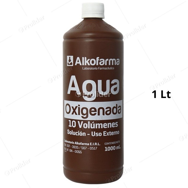 AGUA OXIGENADA ALKOFARMA  LITRO