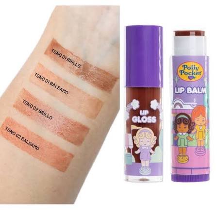 Kit Gloss y Lip Blam Polly Pocket Trendy Locura