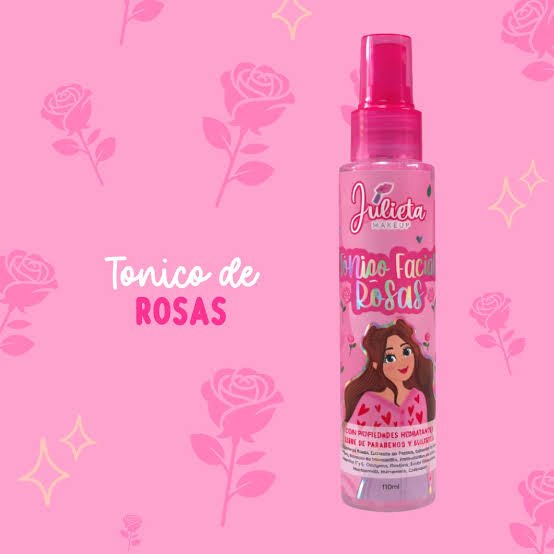Tonico Facial Rosas By Julieta Make up