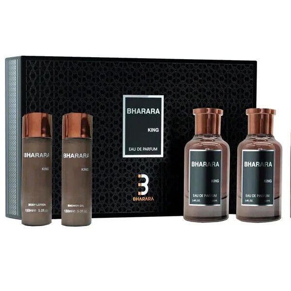 BHARARA PERFUME MASCULINO KIT KING 4 PCS